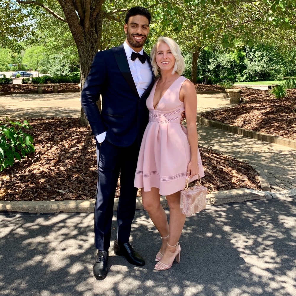 PINK DRESS!! Worn once to a wedding!